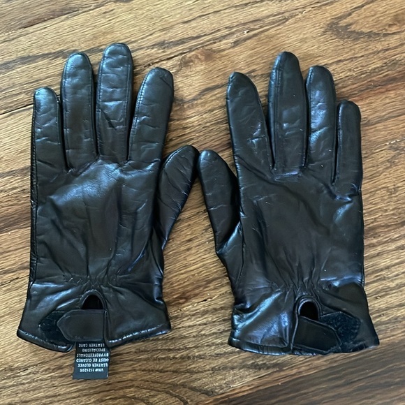 Thinsulate 40 Gram Leather Driving Gloves Size Medium - Picture 3 of 4